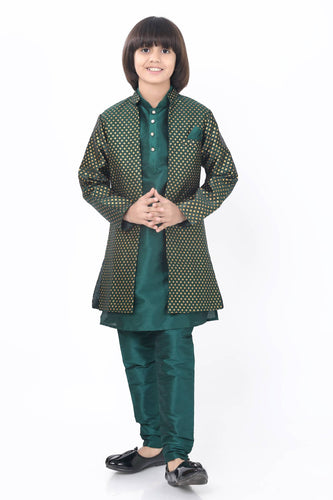 Brocade Silk - Premium Kurta Pyjama - Just $ 75! Shop now at Dapper Ethnic
