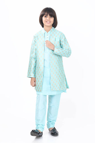Brocade Silk - Premium Kurta Pyjama - Just $ 75! Shop now at Dapper Ethnic