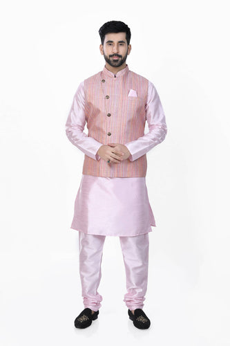 Brocade Silk - Premium Kurta Pyjama - Just $ 75! Shop now at Dapper Ethnic