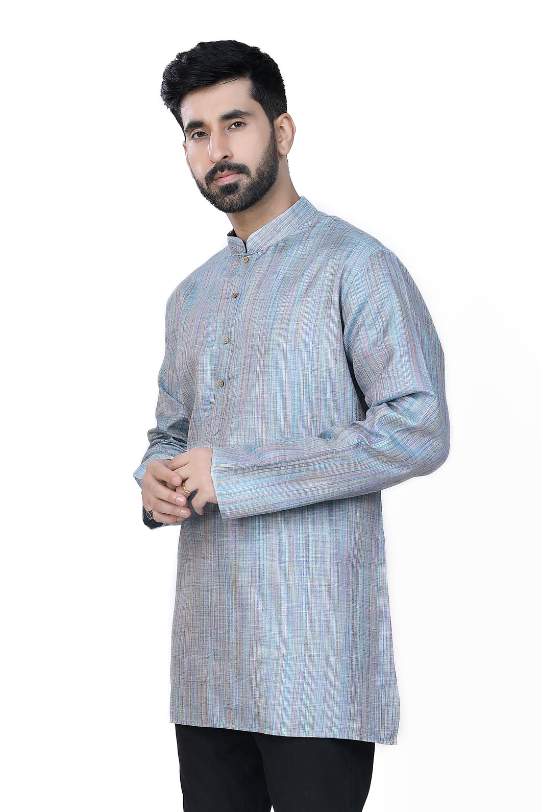 Brocade Silk - Premium Kurta Pyjama - Just $ 75! Shop now at Dapper Ethnic