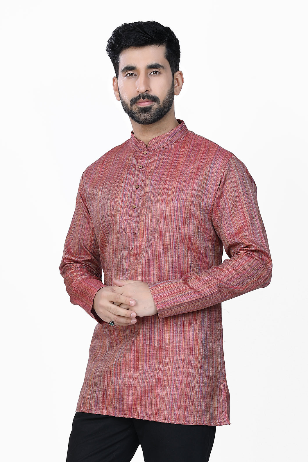 Brocade Silk - Premium Kurta Pyjama - Just $ 75! Shop now at Dapper Ethnic