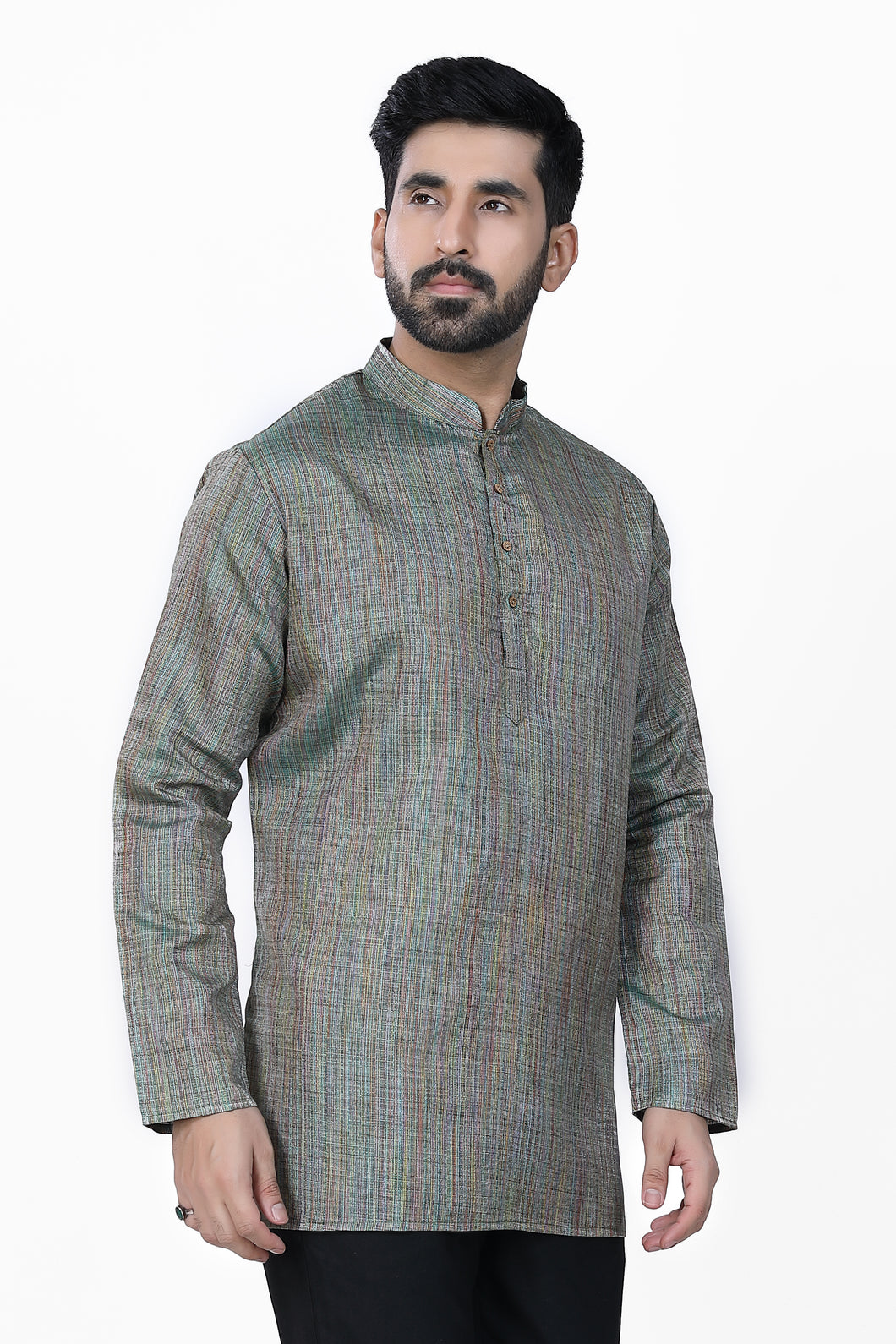Brocade Silk - Premium Kurta Pyjama - Just $ 75! Shop now at Dapper Ethnic