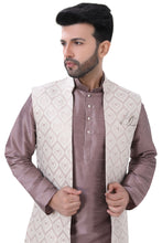 Load image into Gallery viewer, Brocade Silk - Premium Kurta Pyjama - Just $ 75! Shop now at Dapper Ethnic
