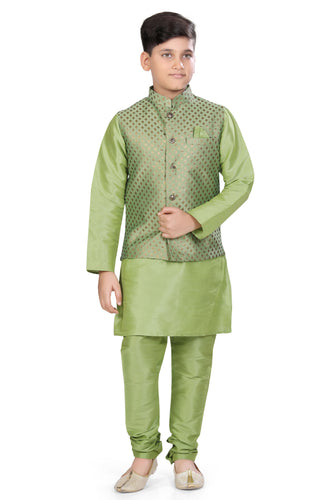 Brocade Silk - Premium Kurta Pyjama - Just $ 75! Shop now at Dapper Ethnic