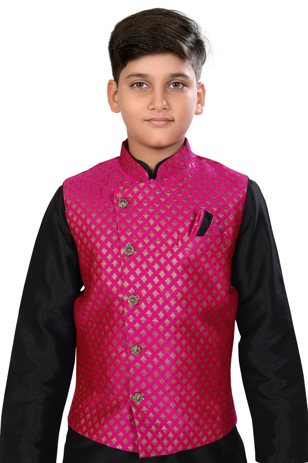 Brocade Silk - Premium Kurta Pyjama - Just $ 75! Shop now at Dapper Ethnic