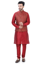 Load image into Gallery viewer, Brocade Silk - Premium Kurta Pyjama - Just $ 75! Shop now at Dapper Ethnic
