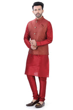 Load image into Gallery viewer, Brocade Silk - Premium Kurta Pyjama - Just $ 75! Shop now at Dapper Ethnic
