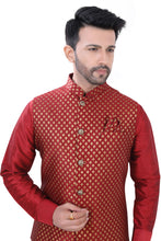 Load image into Gallery viewer, Brocade Silk - Premium Kurta Pyjama - Just $ 75! Shop now at Dapper Ethnic
