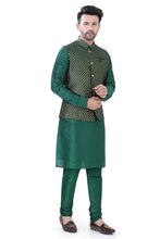 Load image into Gallery viewer, Brocade Silk - Premium Kurta Pyjama - Just $ 75! Shop now at Dapper Ethnic
