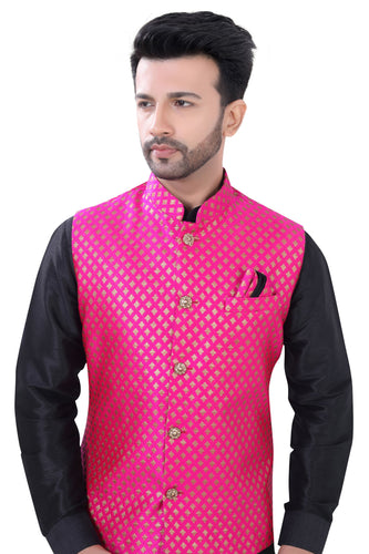 Brocade Silk - Premium Kurta Pyjama - Just $ 75! Shop now at Dapper Ethnic