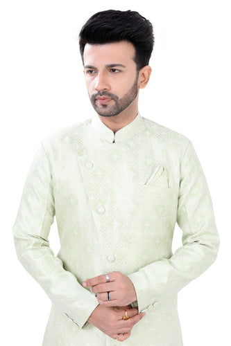 Brocade Silk - Premium Kurta Pyjama - Just $ 75! Shop now at Dapper Ethnic