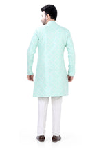 Load image into Gallery viewer, Jamevaram Indo Western Set In Sea Green Dsgn No. 2

