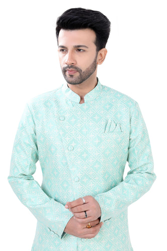 Brocade Silk - Premium Kurta Pyjama - Just $ 75! Shop now at Dapper Ethnic