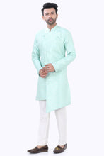 Load image into Gallery viewer, Jamevaram Indo Western Set In Sea Green Dsgn No. 1
