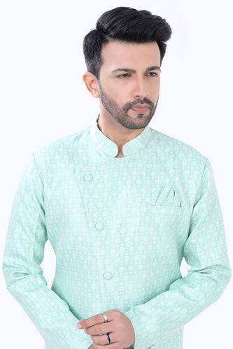 Brocade Silk - Premium Kurta Pyjama - Just $ 75! Shop now at Dapper Ethnic
