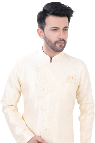 Brocade Silk - Premium Kurta Pyjama - Just $ 75! Shop now at Dapper Ethnic