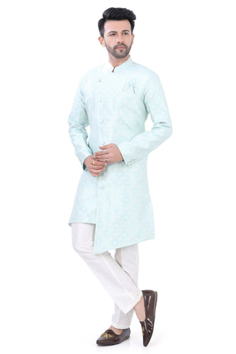 Brocade Silk - Premium Kurta Pyjama - Just $ 75! Shop now at Dapper Ethnic