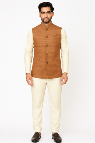 Brocade Silk - Premium Kurta Pyjama - Just $ 75! Shop now at Dapper Ethnic