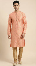 Load image into Gallery viewer, Brocade Silk - Premium Kurta Pyjama - Just $ 75! Shop now at Dapper Ethnic
