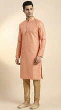 Load image into Gallery viewer, Brocade Silk - Premium Kurta Pyjama - Just $ 75! Shop now at Dapper Ethnic
