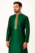 Load image into Gallery viewer, Brocade Silk - Premium Kurta Pyjama - Just $ 75! Shop now at Dapper Ethnic
