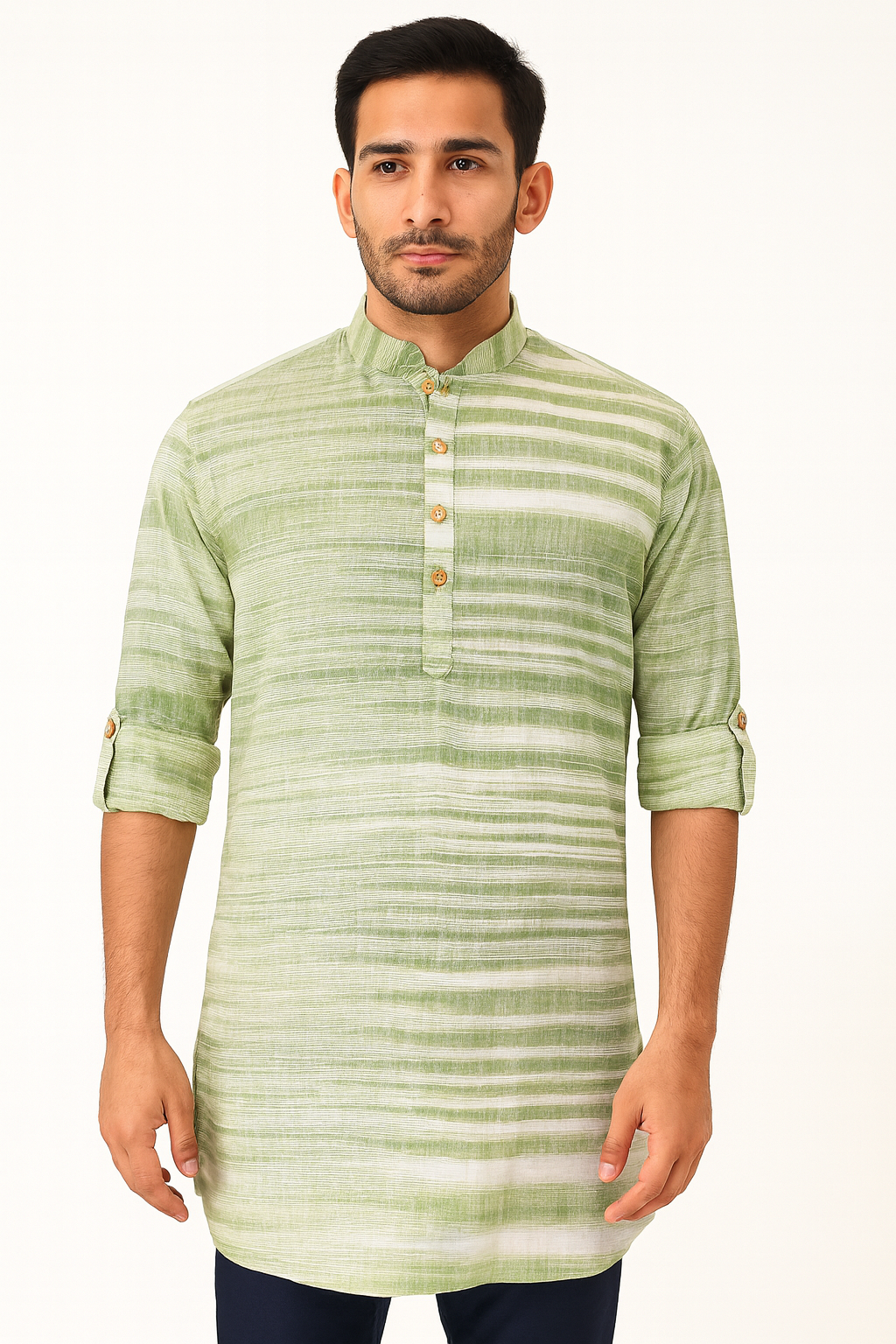 Brocade Silk - Premium Kurta Pyjama - Just $ 75! Shop now at Dapper Ethnic