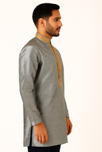 Load image into Gallery viewer, Brocade Silk - Premium Kurta Pyjama - Just $ 75! Shop now at Dapper Ethnic
