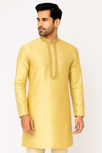 Load image into Gallery viewer, Brocade Silk - Premium Kurta Pyjama - Just $ 75! Shop now at Dapper Ethnic
