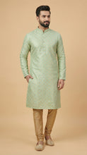Load image into Gallery viewer, Brocade Silk - Premium Kurta Pyjama - Just $ 75! Shop now at Dapper Ethnic
