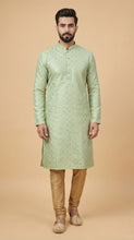 Load image into Gallery viewer, Brocade Silk - Premium Kurta Pyjama - Just $ 75! Shop now at Dapper Ethnic
