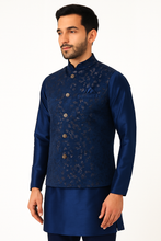 Load image into Gallery viewer, Brocade Silk - Premium Kurta Pyjama - Just $ 75! Shop now at Dapper Ethnic
