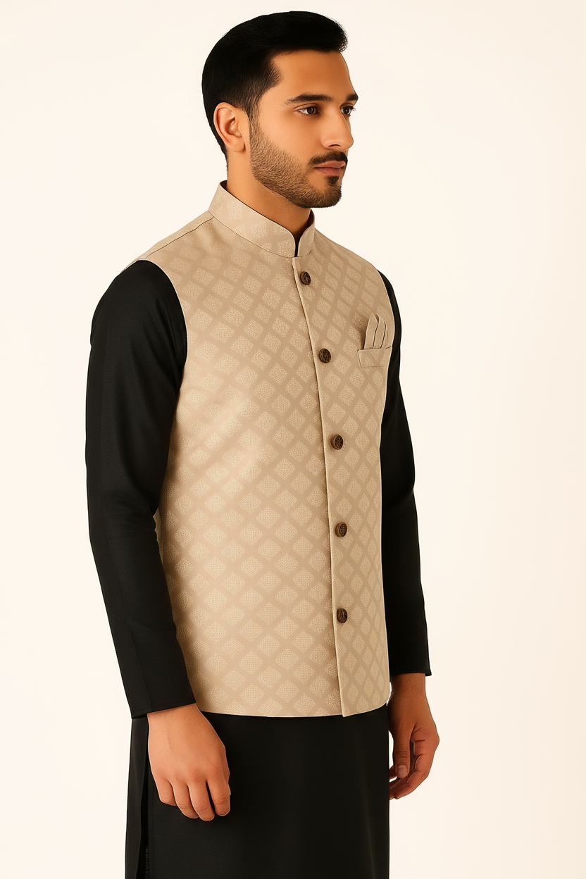 Brocade Silk - Premium Kurta Pyjama - Just $ 75! Shop now at Dapper Ethnic
