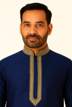 Load image into Gallery viewer, Brocade Silk - Premium Kurta Pyjama - Just $ 75! Shop now at Dapper Ethnic
