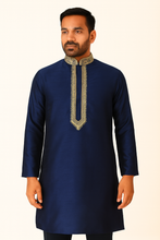 Load image into Gallery viewer, Brocade Silk - Premium Kurta Pyjama - Just $ 75! Shop now at Dapper Ethnic
