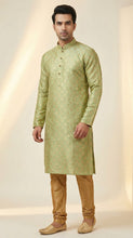 Load image into Gallery viewer, Brocade Silk - Premium Kurta Pyjama - Just $ 75! Shop now at Dapper Ethnic
