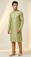 Load image into Gallery viewer, Brocade Silk - Premium Kurta Pyjama - Just $ 75! Shop now at Dapper Ethnic
