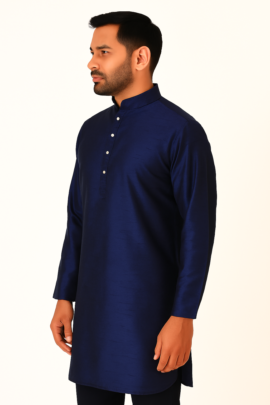 Brocade Silk - Premium Kurta Pyjama - Just $ 75! Shop now at Dapper Ethnic