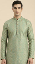 Load image into Gallery viewer, Brocade Silk - Premium Kurta Pyjama - Just $ 75! Shop now at Dapper Ethnic
