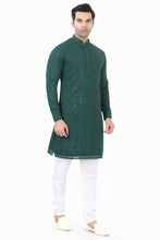 Load image into Gallery viewer, Brocade Silk - Premium Kurta Pyjama - Just $ 75! Shop now at Dapper Ethnic
