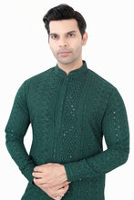 Load image into Gallery viewer, Brocade Silk - Premium Kurta Pyjama - Just $ 75! Shop now at Dapper Ethnic
