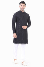 Load image into Gallery viewer, Brocade Silk - Premium Kurta Pyjama - Just $ 75! Shop now at Dapper Ethnic
