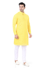 Load image into Gallery viewer, Brocade Silk - Premium Kurta Pyjama - Just $ 75! Shop now at Dapper Ethnic
