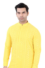 Load image into Gallery viewer, Brocade Silk - Premium Kurta Pyjama - Just $ 75! Shop now at Dapper Ethnic
