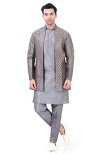 Load image into Gallery viewer, Brocade Silk - Premium Kurta Pyjama - Just $ 75! Shop now at Dapper Ethnic
