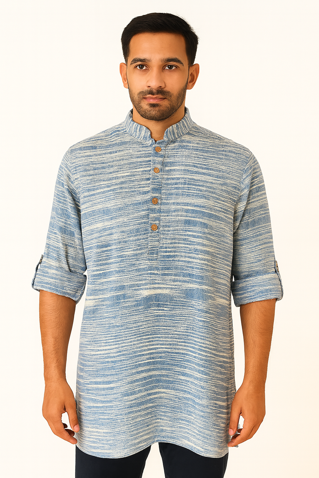 Brocade Silk - Premium Kurta Pyjama - Just $ 75! Shop now at Dapper Ethnic