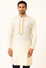 Load image into Gallery viewer, Brocade Silk - Premium Kurta Pyjama - Just $ 75! Shop now at Dapper Ethnic
