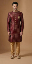 Load image into Gallery viewer, Brocade Silk - Premium Kurta Pyjama - Just $ 75! Shop now at Dapper Ethnic
