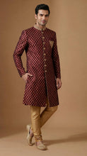 Load image into Gallery viewer, Brocade Silk - Premium Kurta Pyjama - Just $ 75! Shop now at Dapper Ethnic
