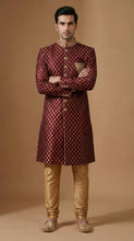 Load image into Gallery viewer, Brocade Silk - Premium Kurta Pyjama - Just $ 75! Shop now at Dapper Ethnic
