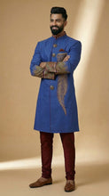 Load image into Gallery viewer, Brocade Silk - Premium Kurta Pyjama - Just $ 75! Shop now at Dapper Ethnic

